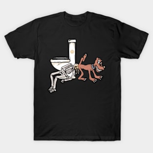 Dog and skull T-Shirt